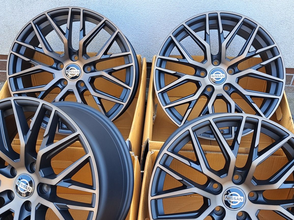 Alufelgi 18 5x114,3 NISSAN Juke Qashqai Pulsar Leaf Primera RS4 BE
