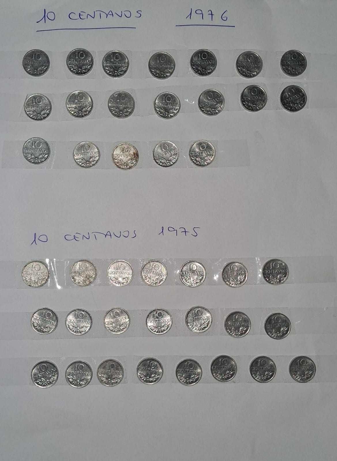 Moedas em Reis e Centavos