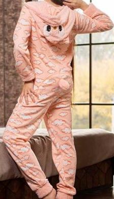 Піжама комбінезон з кишенею на попі