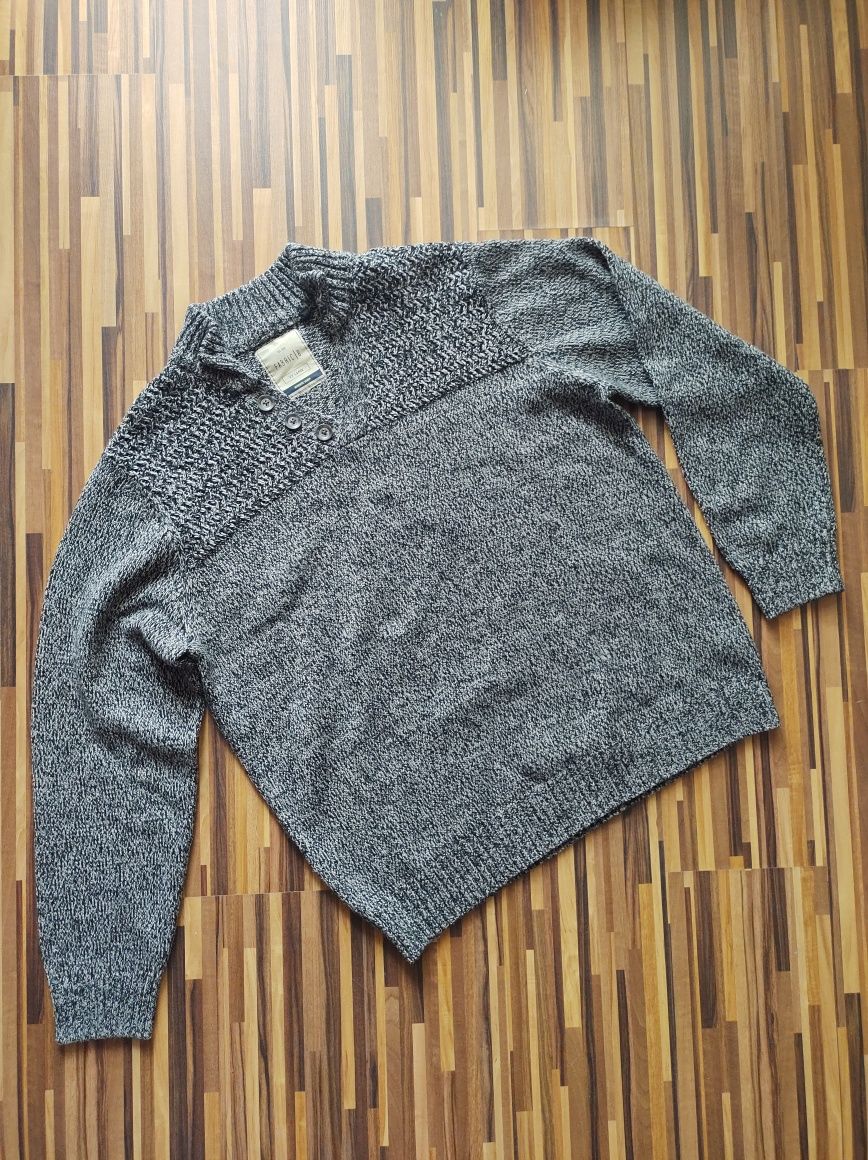 Gruby sweter męski