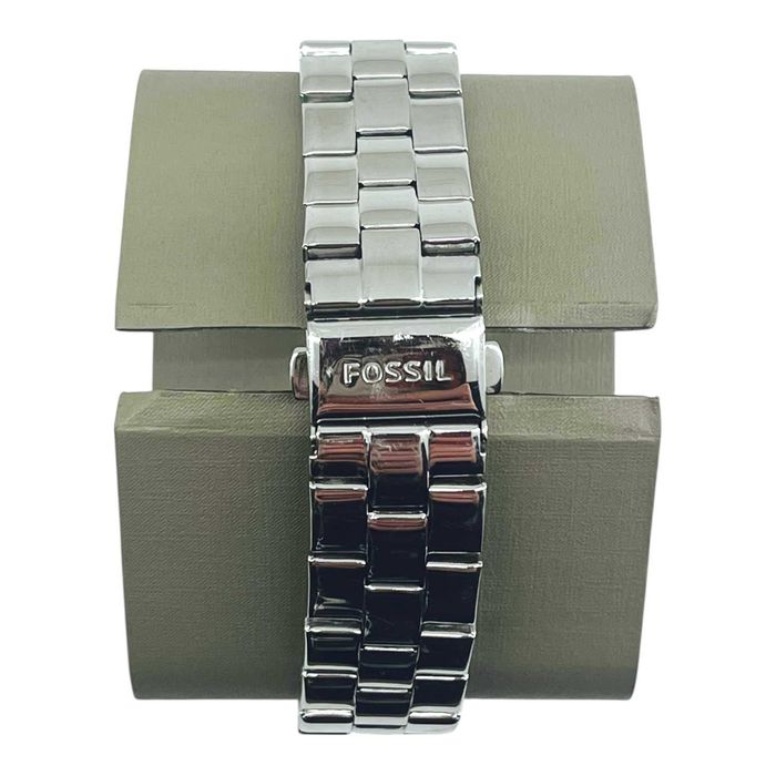 Damski srebrny zegarek automatyczny Fossil Modern Sophisticate BQ3649