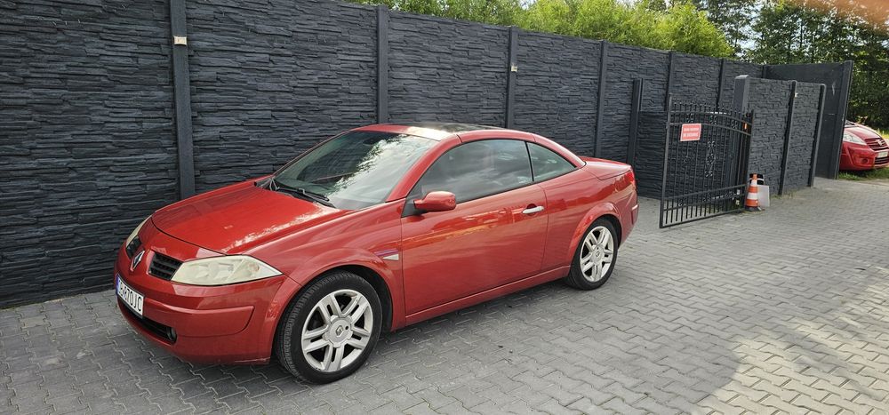 Renault Megane Cabriolet 2005r 2.0Turbo 163km GAZ 160TKM Skóry