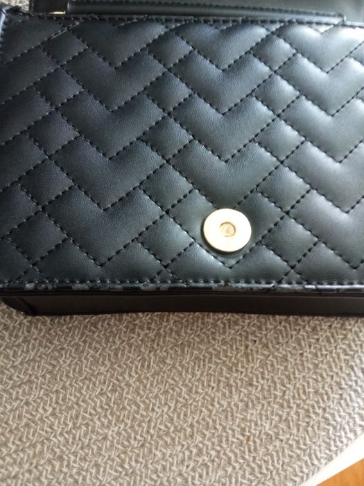 Torebka damska czarna mała listonoszka Maciej Zień