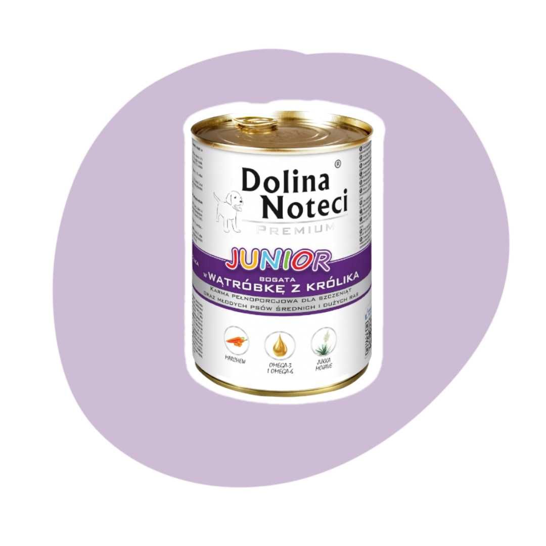 Dolina Noteci Junior Wątróbka z królika 12x400g dla szczeniąt