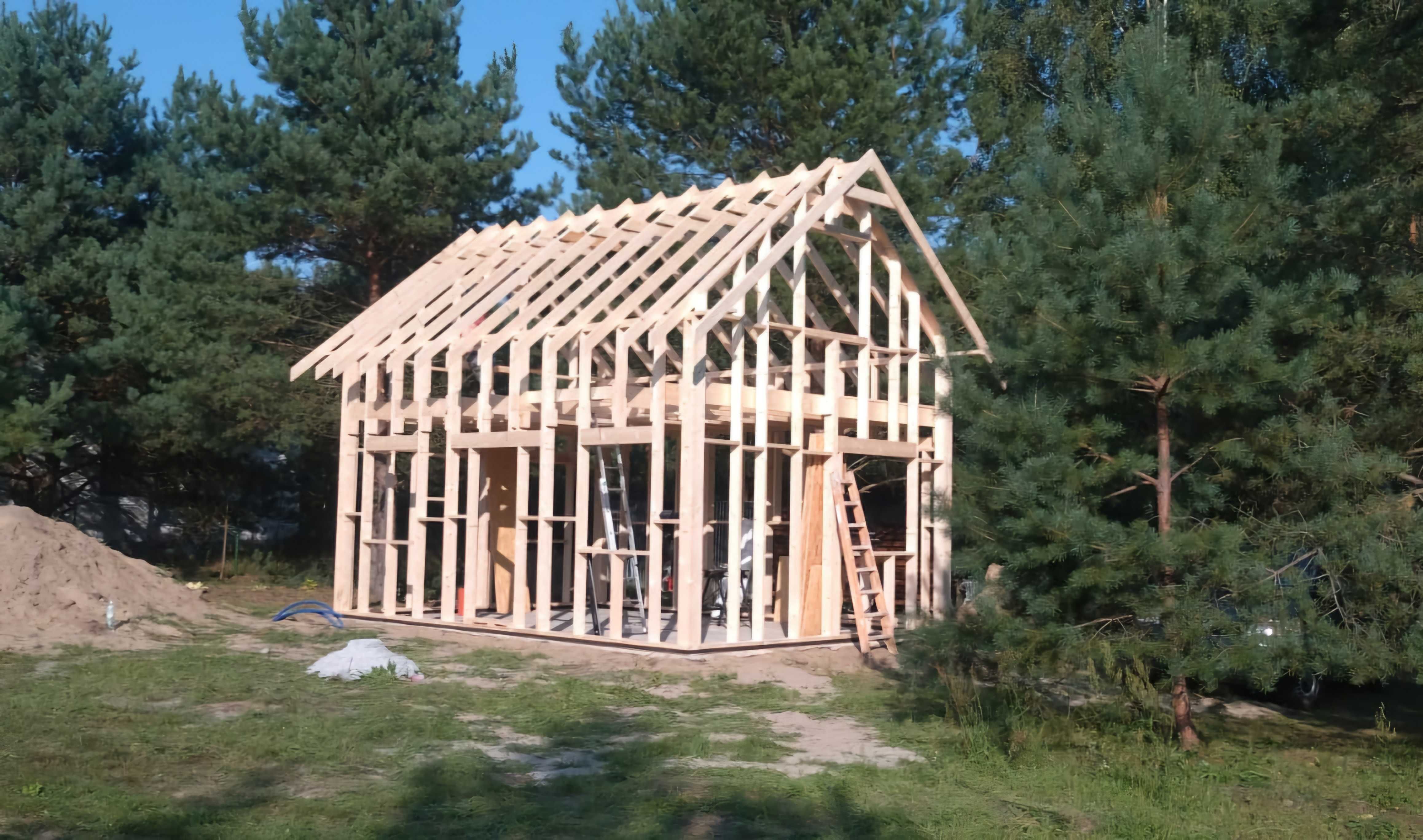 Domek 35m2/ 70m2 konstrukcja szkieletowa
