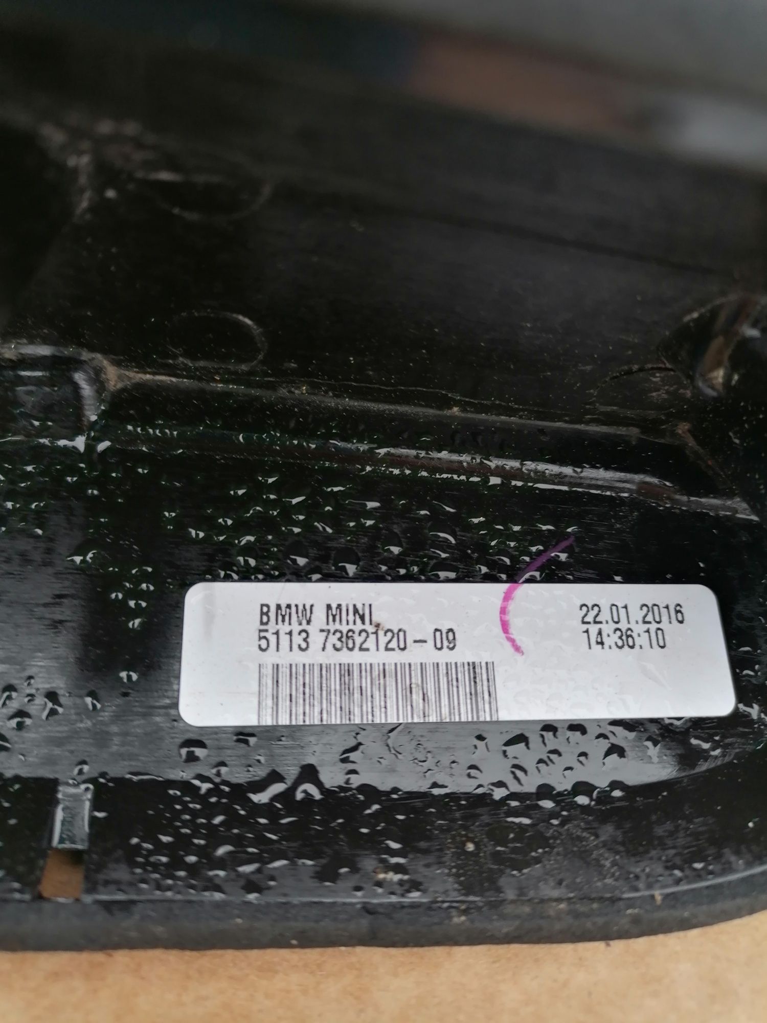 Mini cooper f56 f55 blenda listwa tył tylna mikrostyk
