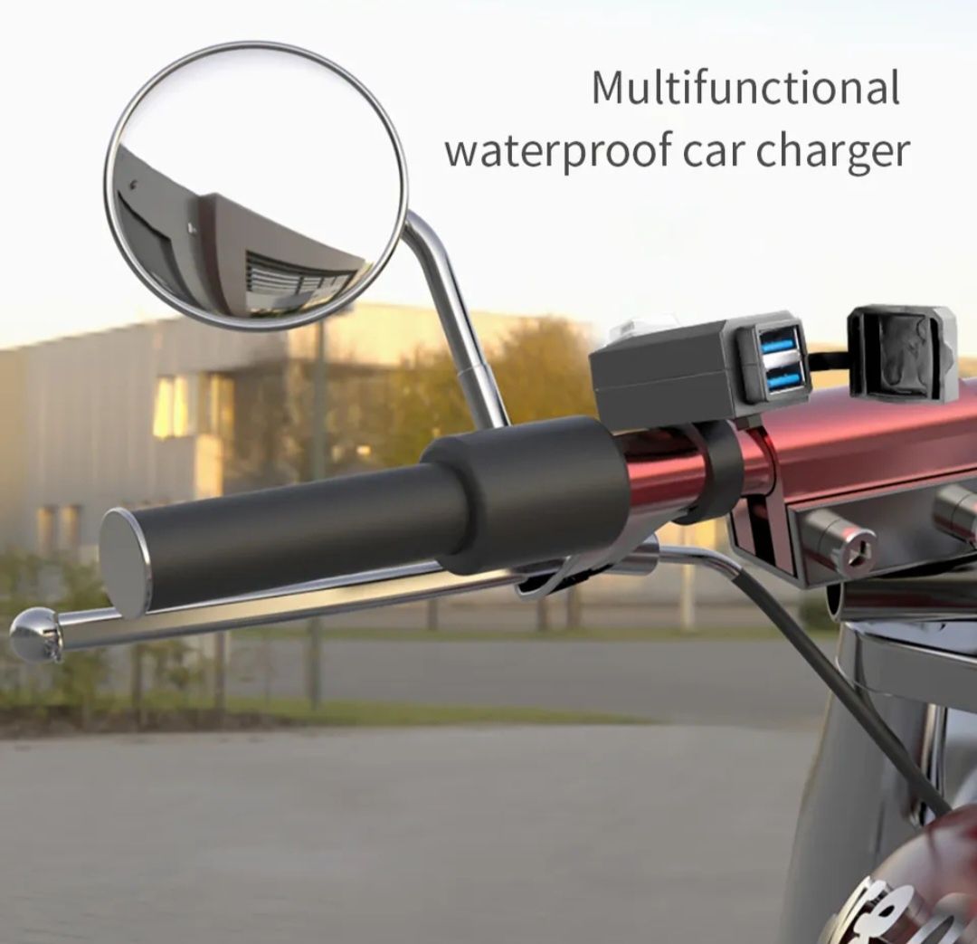 Carregador USB Mota Moto / Bicicleta eléctrica