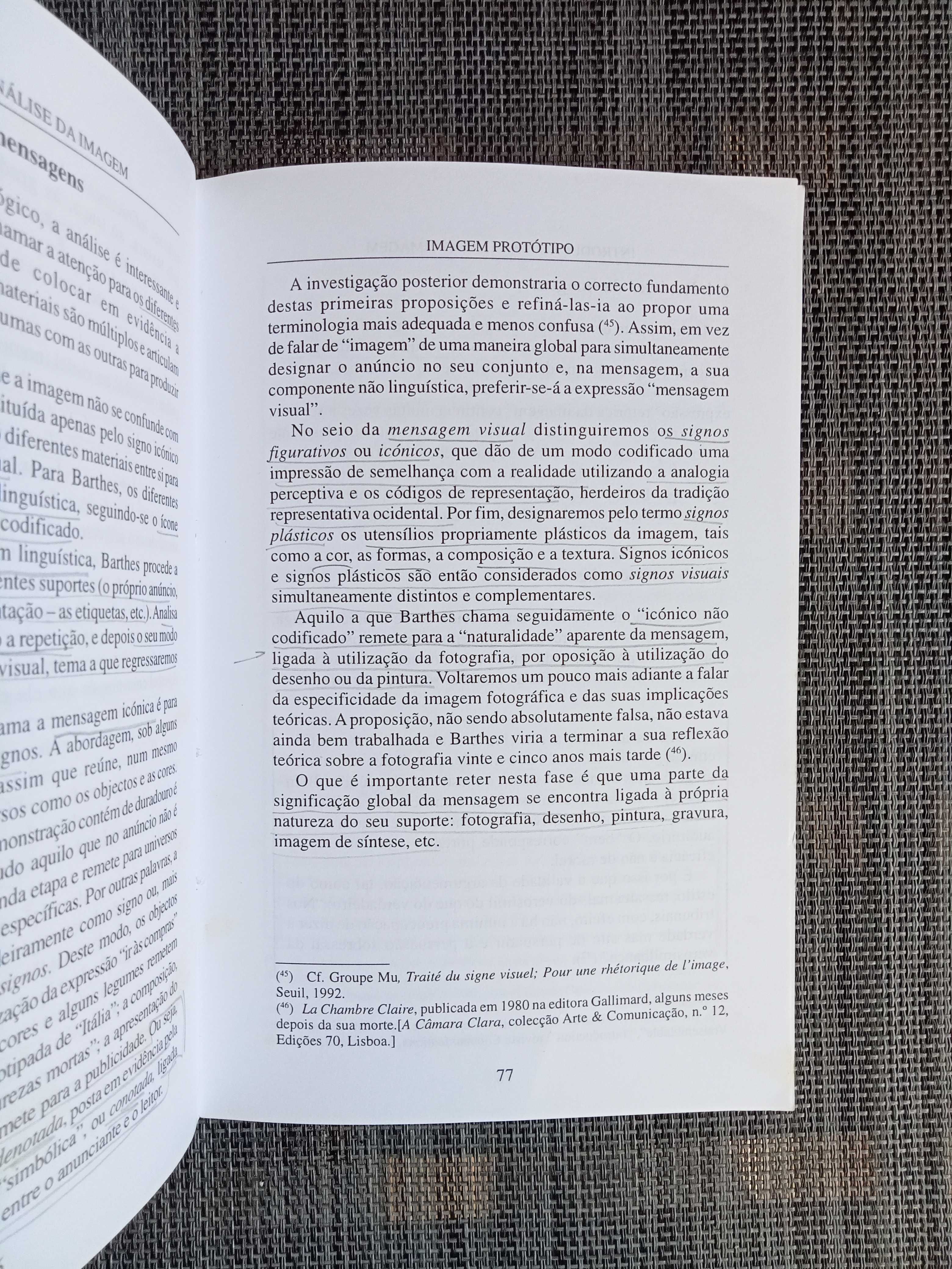 Introdução à Análise de Imagem - Martine Joly (portes incluídos)