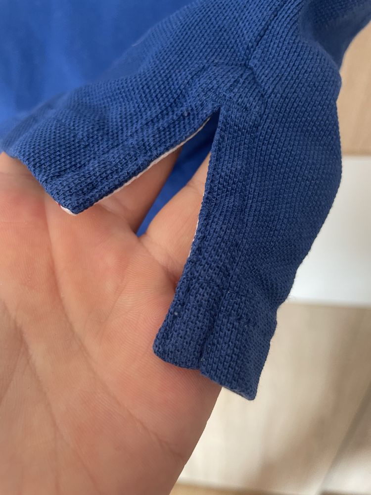 Koszulka Polo Tommy Hilfiger L nowa kolekcja duże logo viral damska