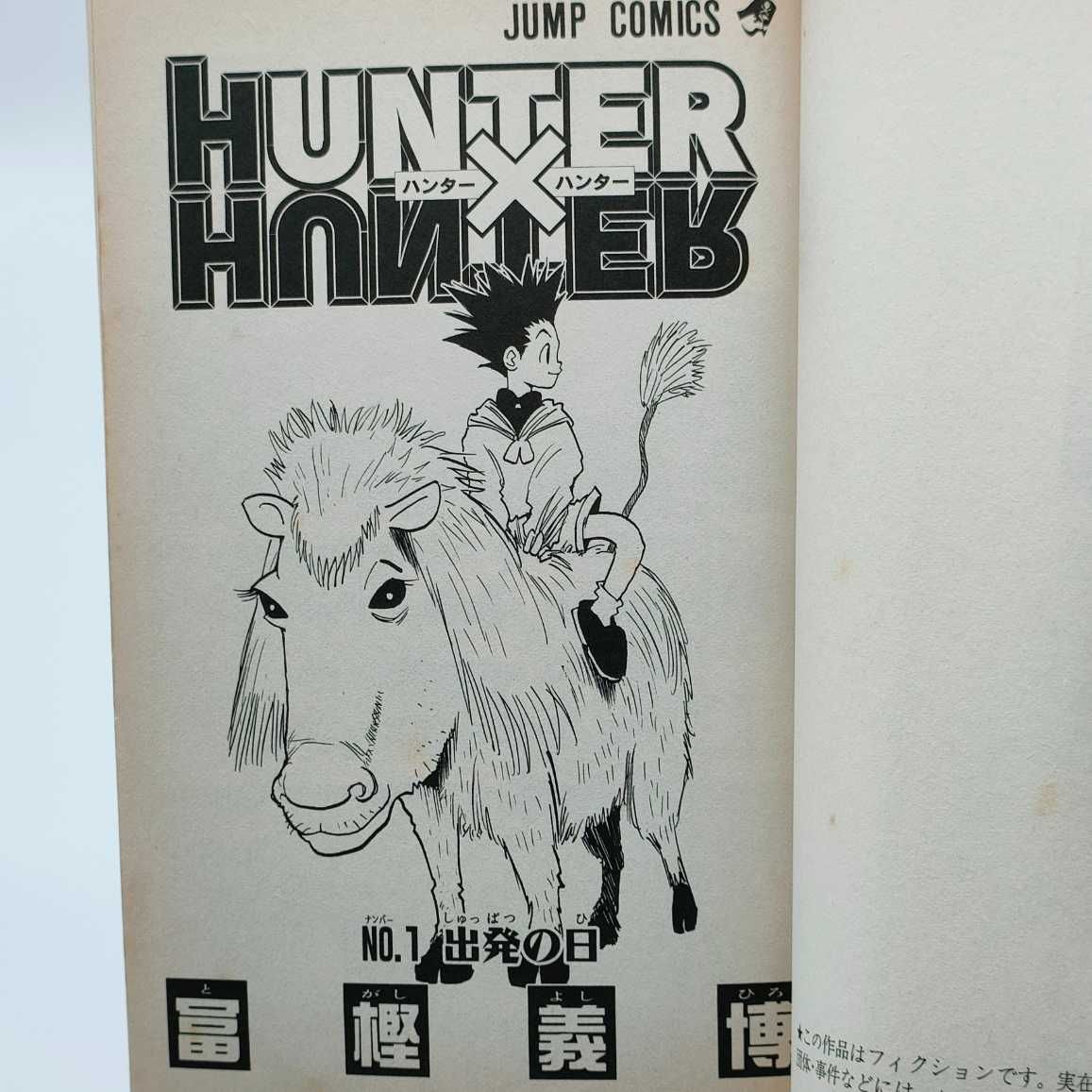 Pierwsza edycja Hunter X Hunter-HXH 10 tomów Japońska wersja 1998/2000