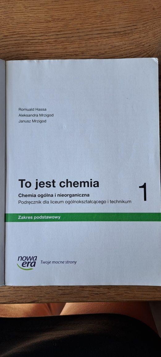 To jest chemia 1 podręcznik