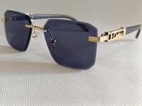 CARTIER nowe męskie okulary przeciwsłoneczne logo filtr
