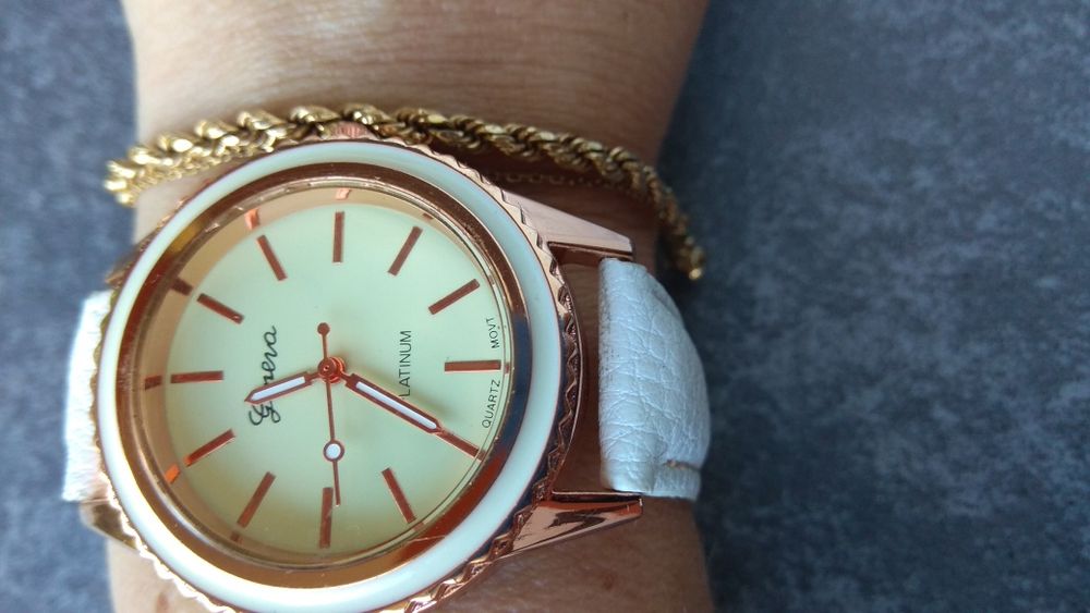 Zegarek Geneva biały