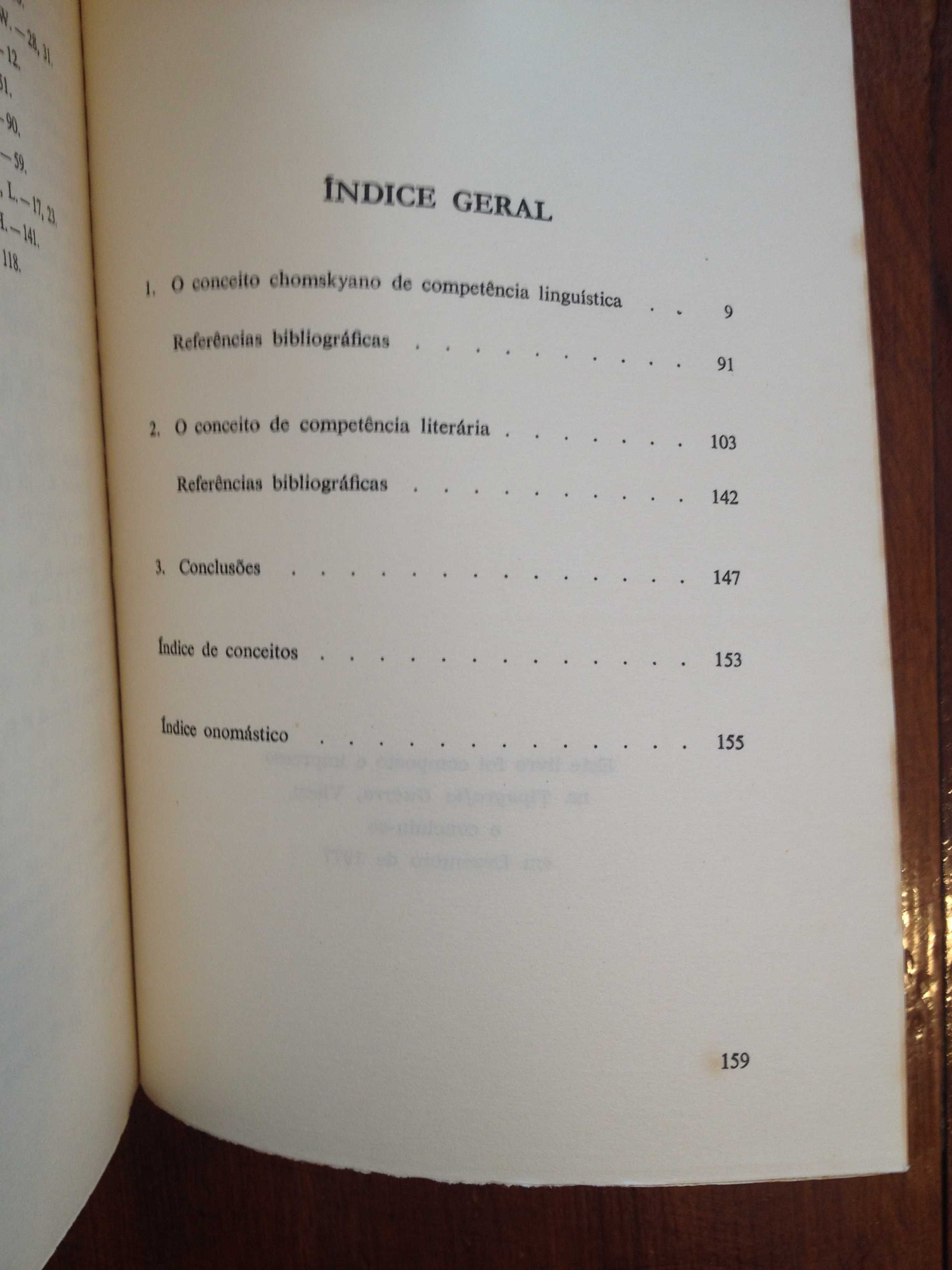 Competência Linguística e Competência Literária