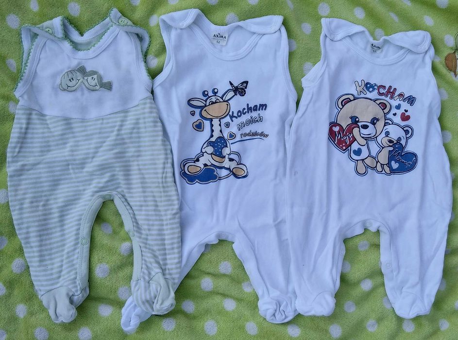 27szt ubrań body George krótki długi rękaw pajace komplet H&M rampers