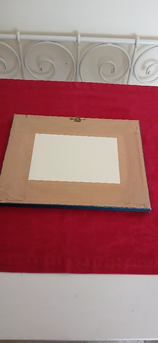 Quadro bordado a ponto cruz