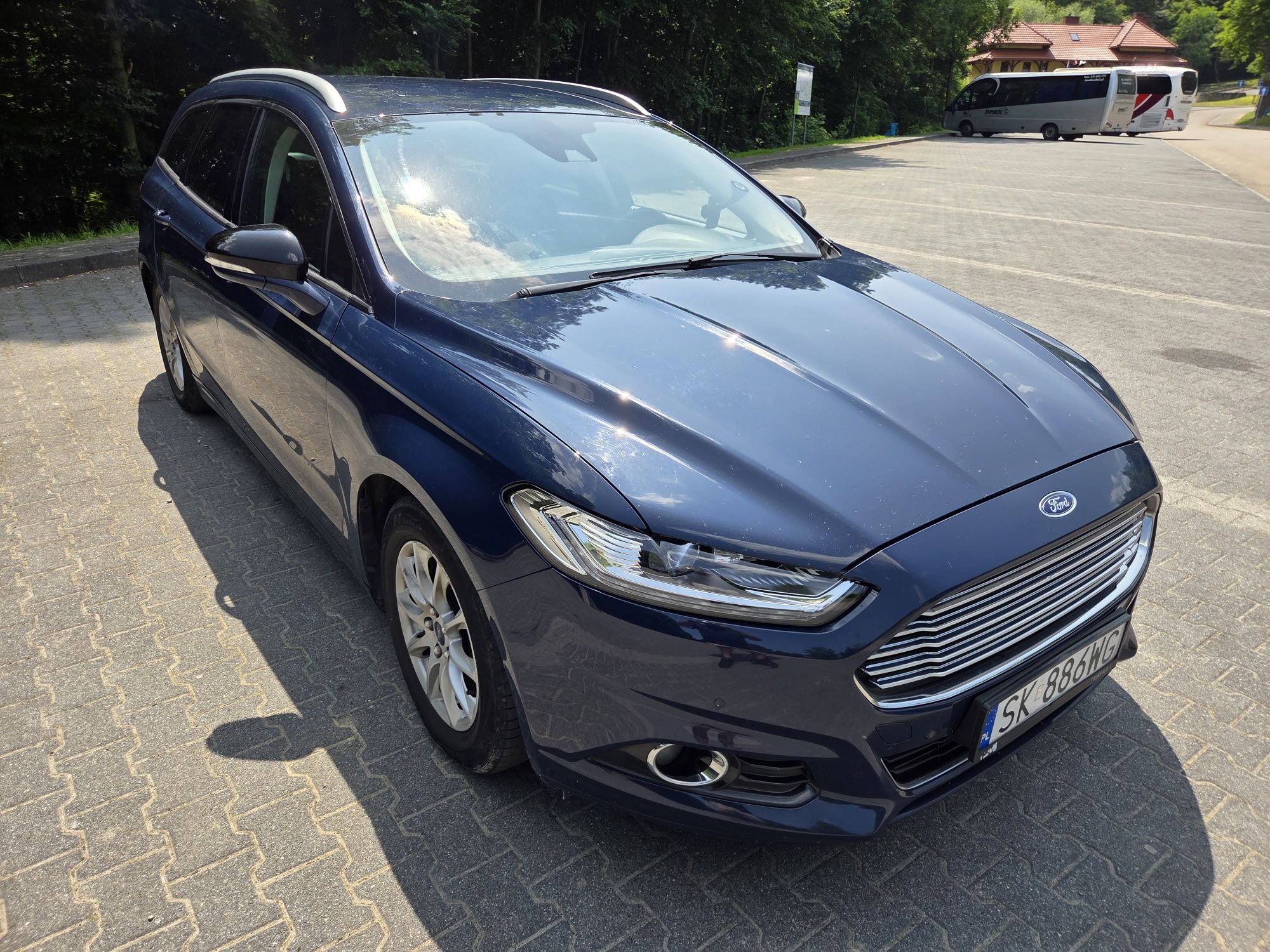 Ford Mondeo MK5 2.0 TDCi 150 KM 2019 kombi LED klima automat Sync3