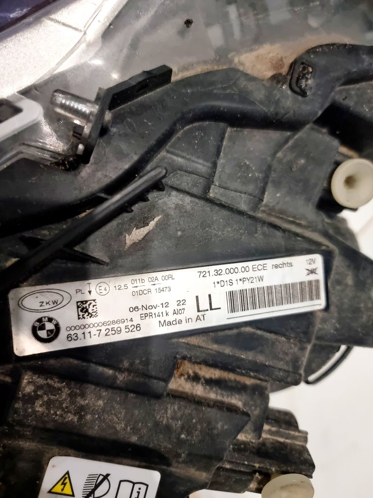 Lampa prawa Bi-Xenon BMW F30 F31 2012–2015 OEM – Stan idealny