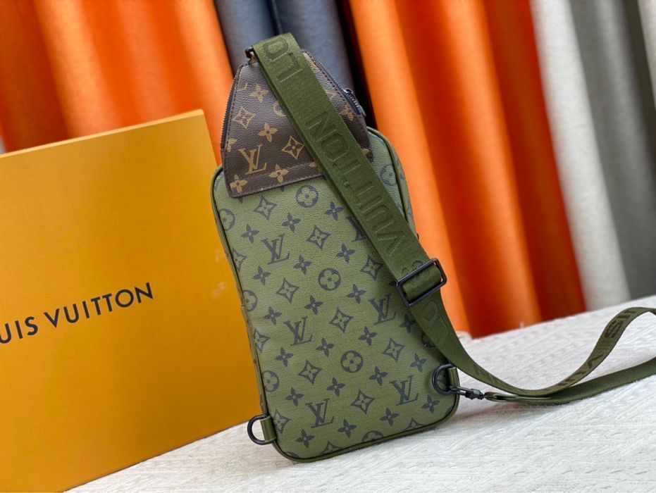 Бананка Louis Vuitton Avenue сумка мужская кожаная кожа натуральная