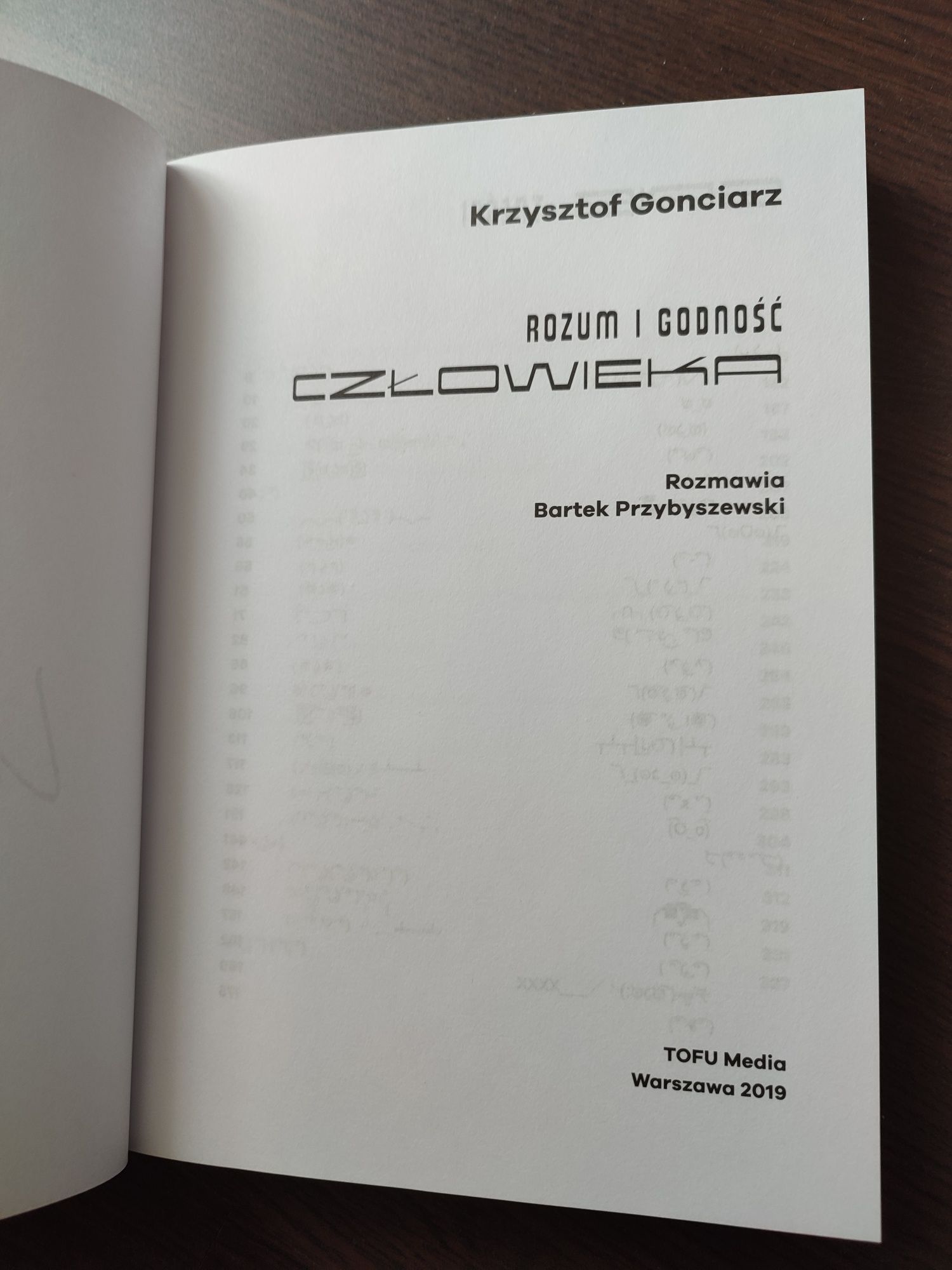 Książka K. Gonciarza RIGCZ z autografem