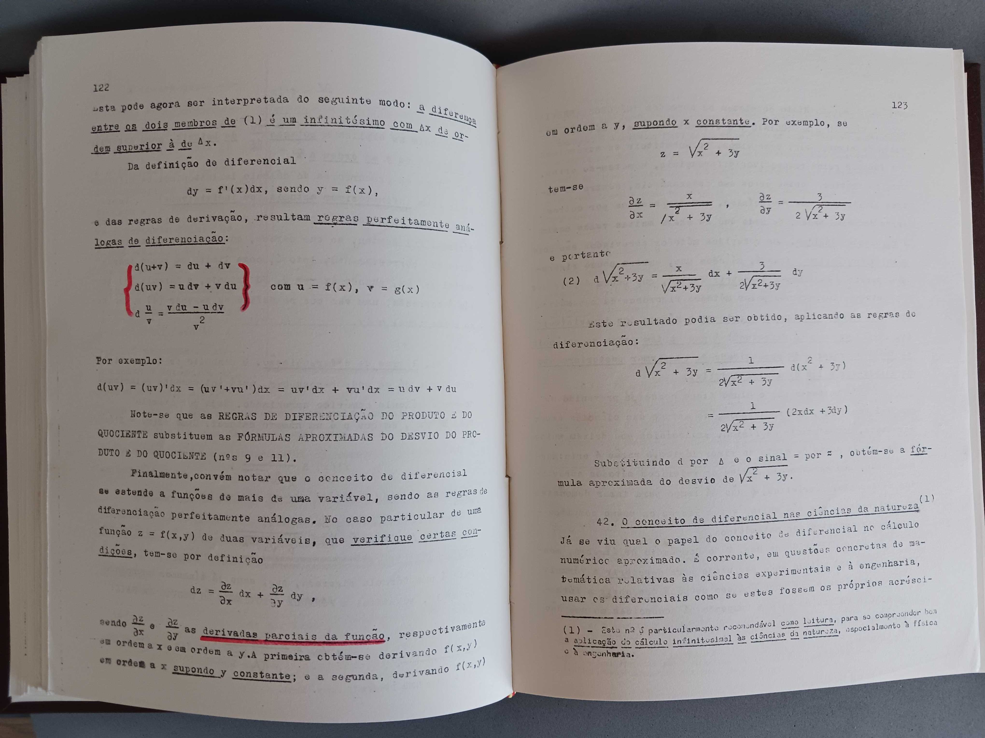 Sebenta do Compendio de Matemática de j. Sebastião e Silva de 1964-66