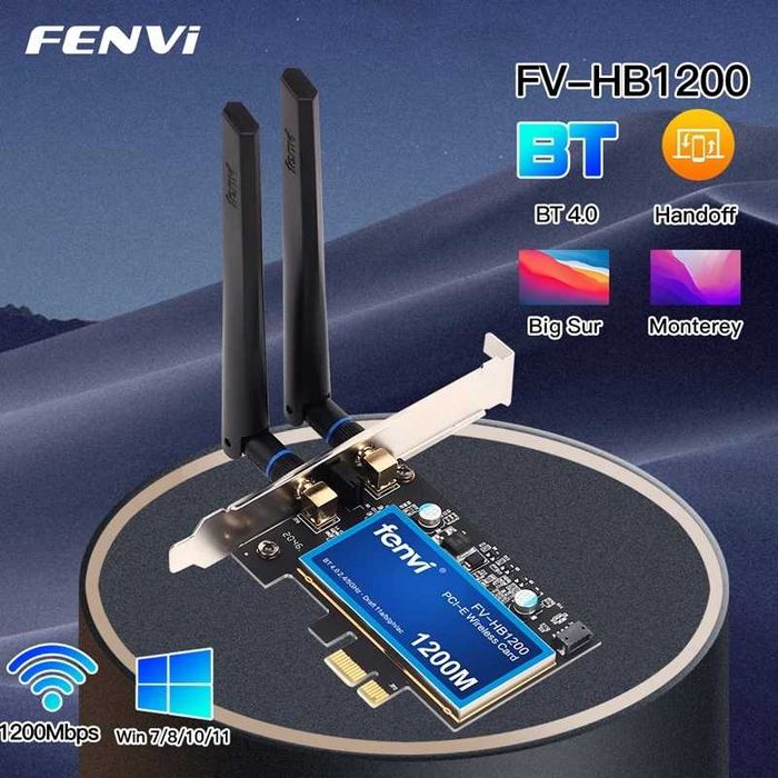 Wi-fi адаптер: Fenvi FV-HB1200 For MacOS Hackintosh