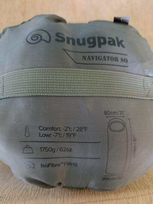 Спальный мешок Snugpak Basecamp Navigator SQ, Olive LZ.  Розмір 80/220