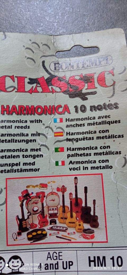 Harmonijka ustna Bontempi Clasic Vintage