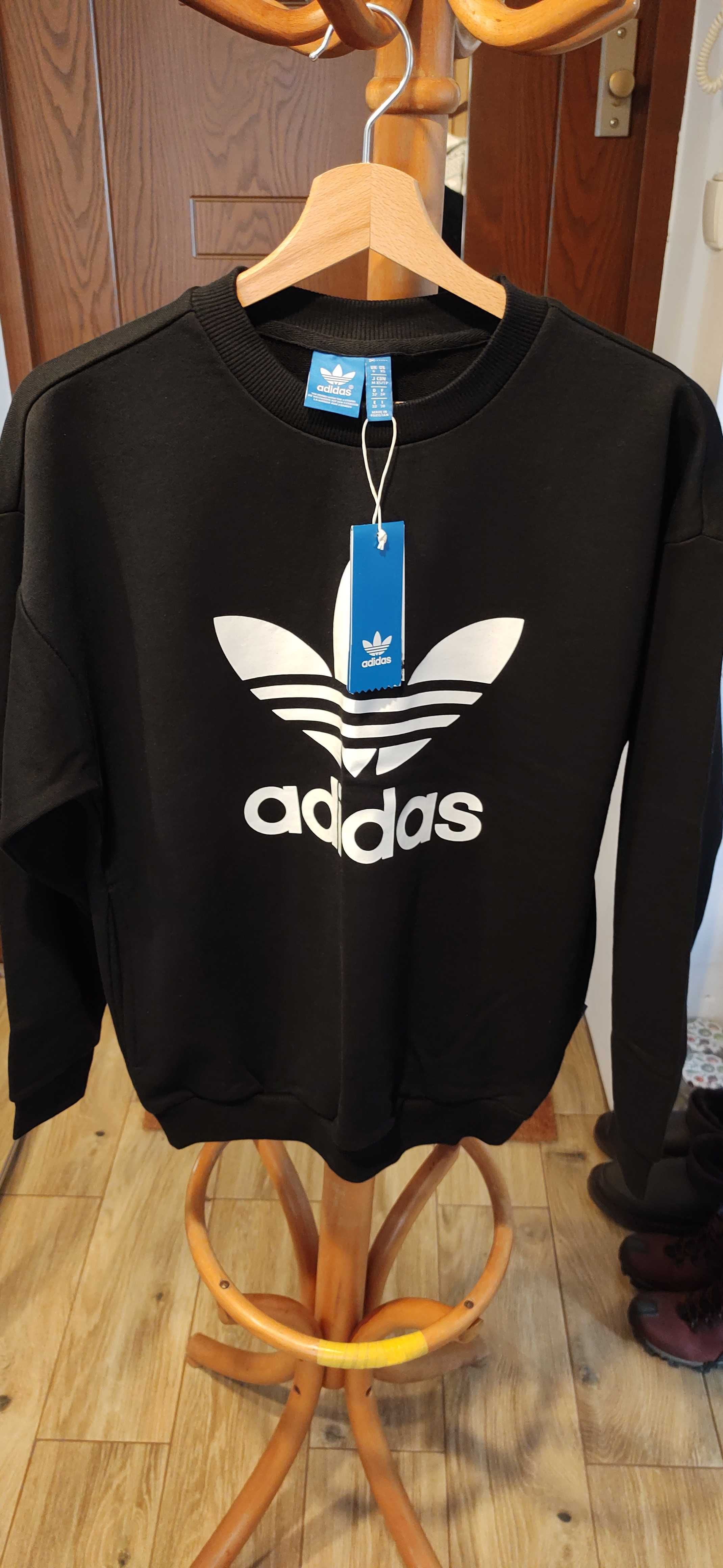 Bluza Adidas treofil czarna rozmiar Xs