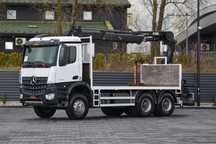 Mercedes-Benz AROCS 2636 / 6x4 / HIAB X-HIPRO 192 E-3 / WYSUW x3 / ROTATOR / STEROWANIE RADIOWE / UDT / PODPORY HYDRAULICZNE / AUTOMAT / KAMERA COFANIA / NISKI PRZEBIEG / SPROWADZONY  / Tanie Szybkie Finansowanie Zgoda od Zaraz