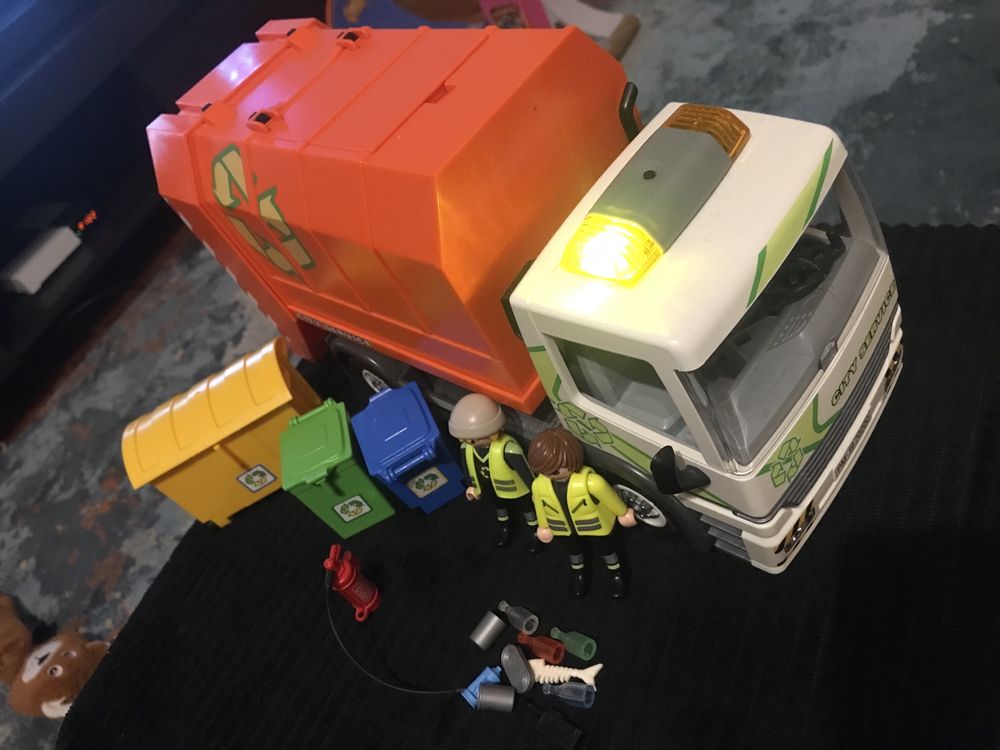 Smieciarka playmobil stan bdb