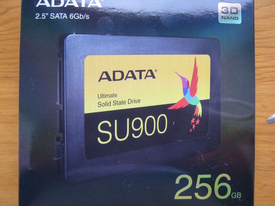 dysk SSD ADATA SU900 256GB MLC jak nowy fabryczny kpl.