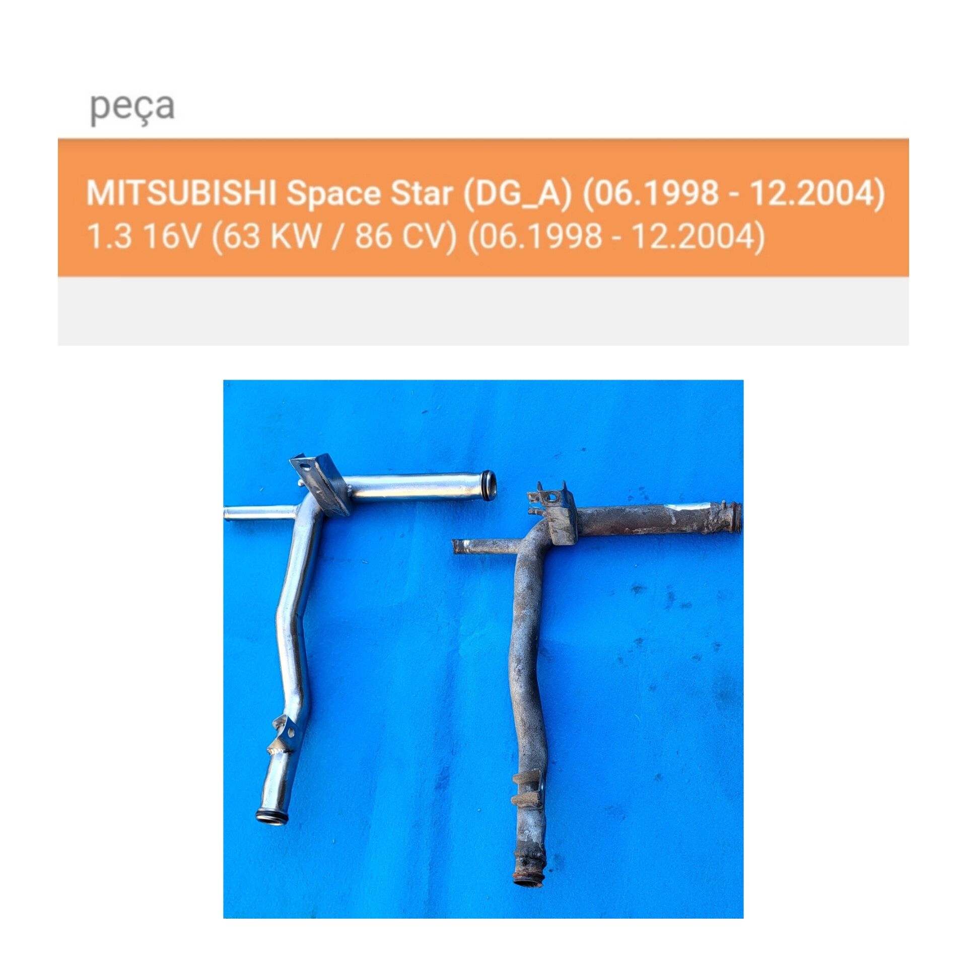 Mitsubishi space starTubos