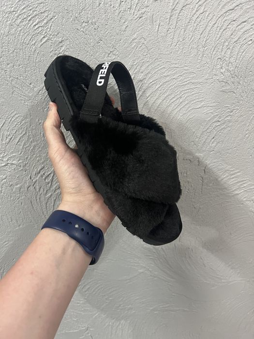 Сандалі/шльопанці оригінал Karl Lagerfeld Black | Оригінал (23.0-23.5)