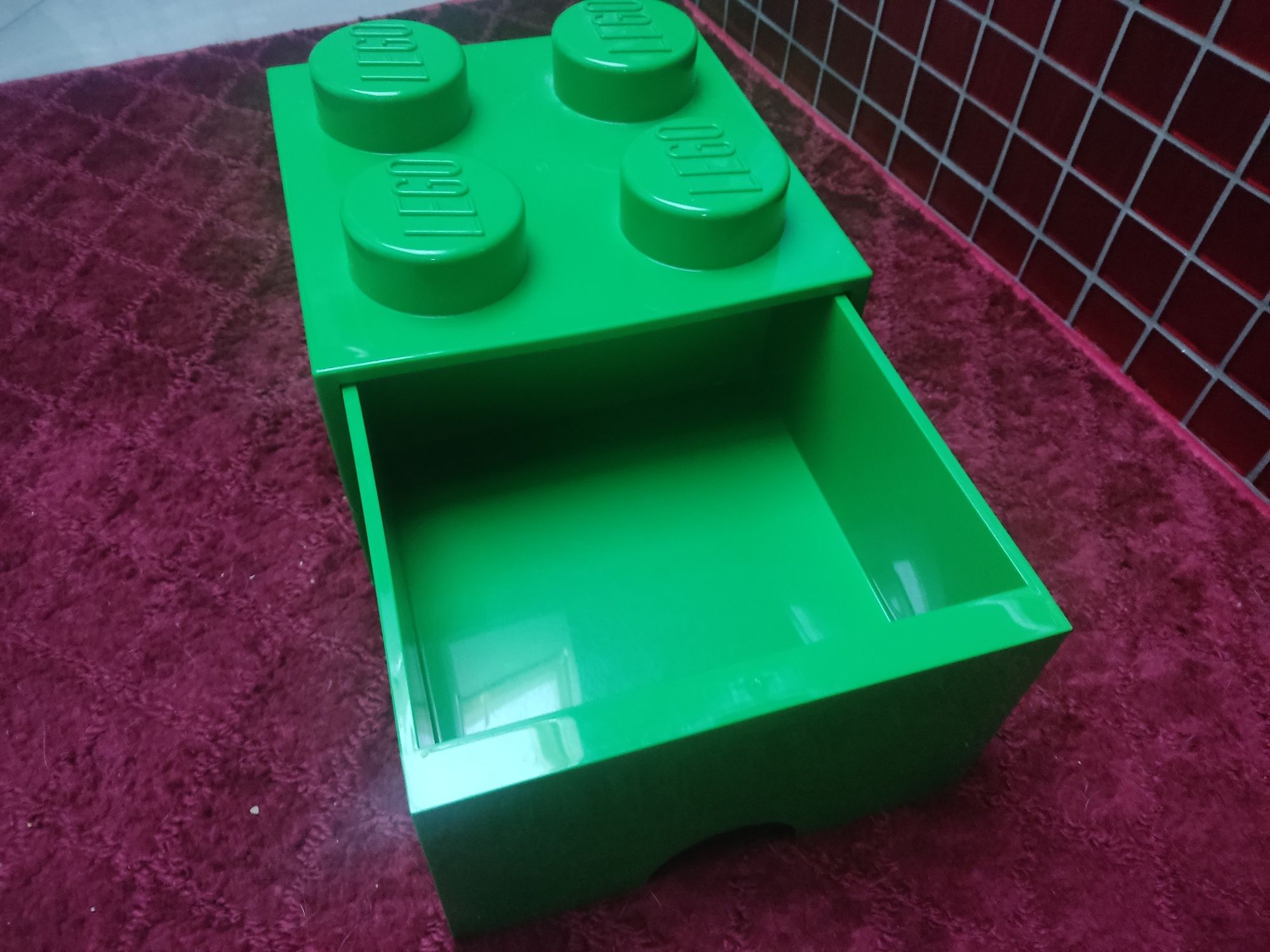 LEGO: 3 Pojemniki na klocki brick z szufladami: komplet