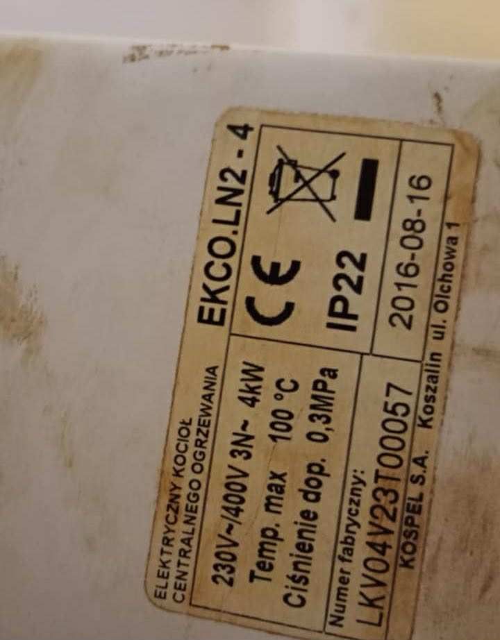 Elektryczny kocioł centralnego ogrzewania Kospel EKCO.LN2-4