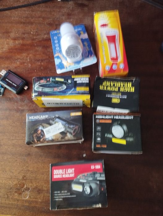 Фонарик перезаряжаемий з акумулятором