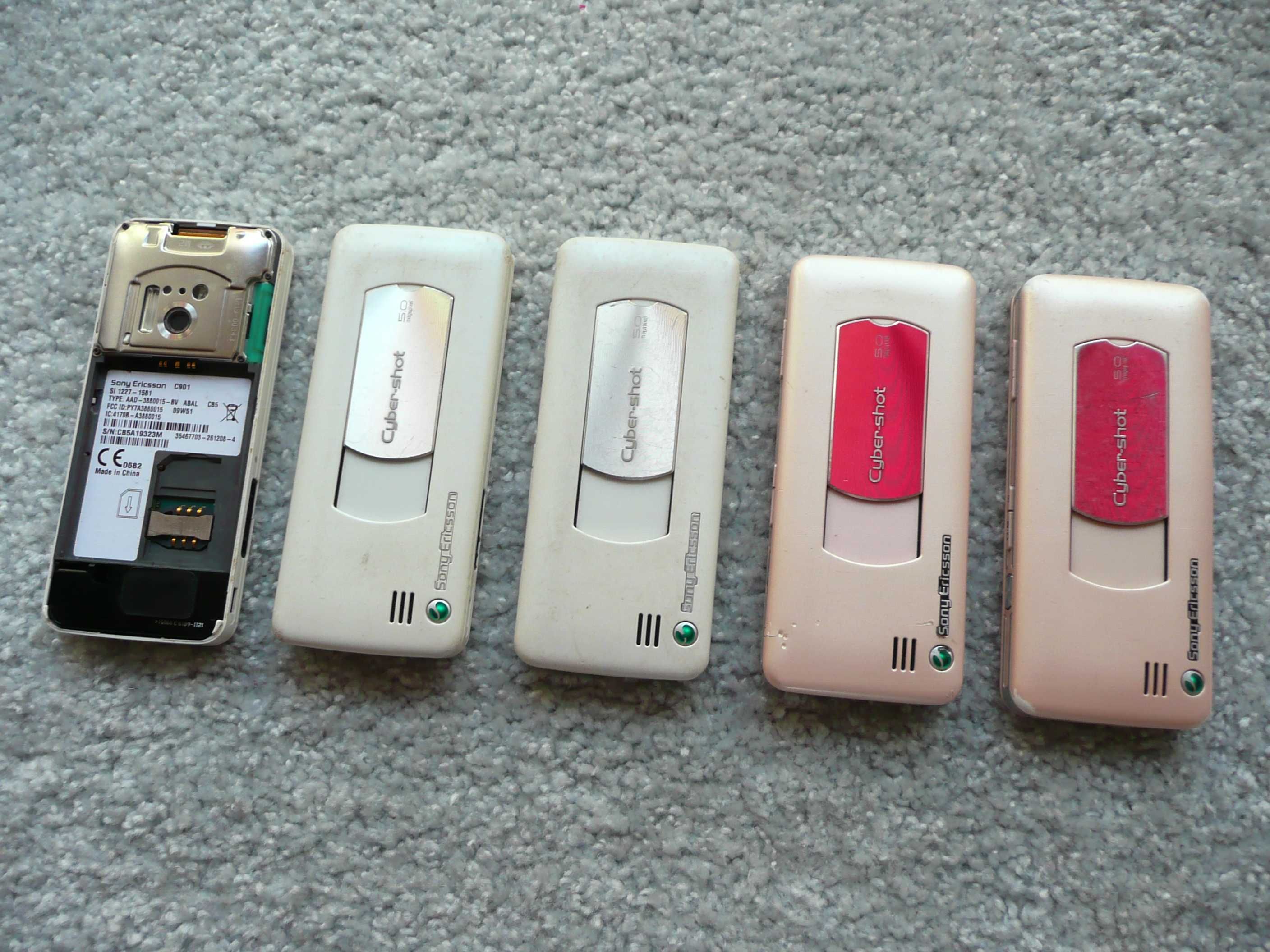 sonyericsson C901 pink white