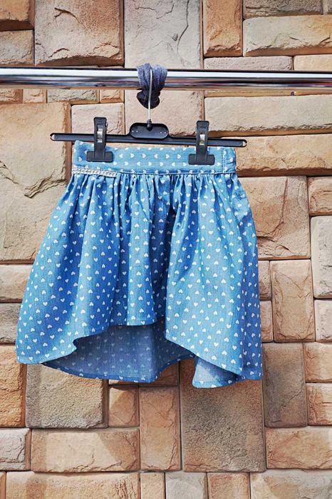 Spódnica spódniczka dłuższy tył serca - 110