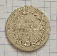 Монета Талер 1814 р королівство Пруссія Оригінал монети