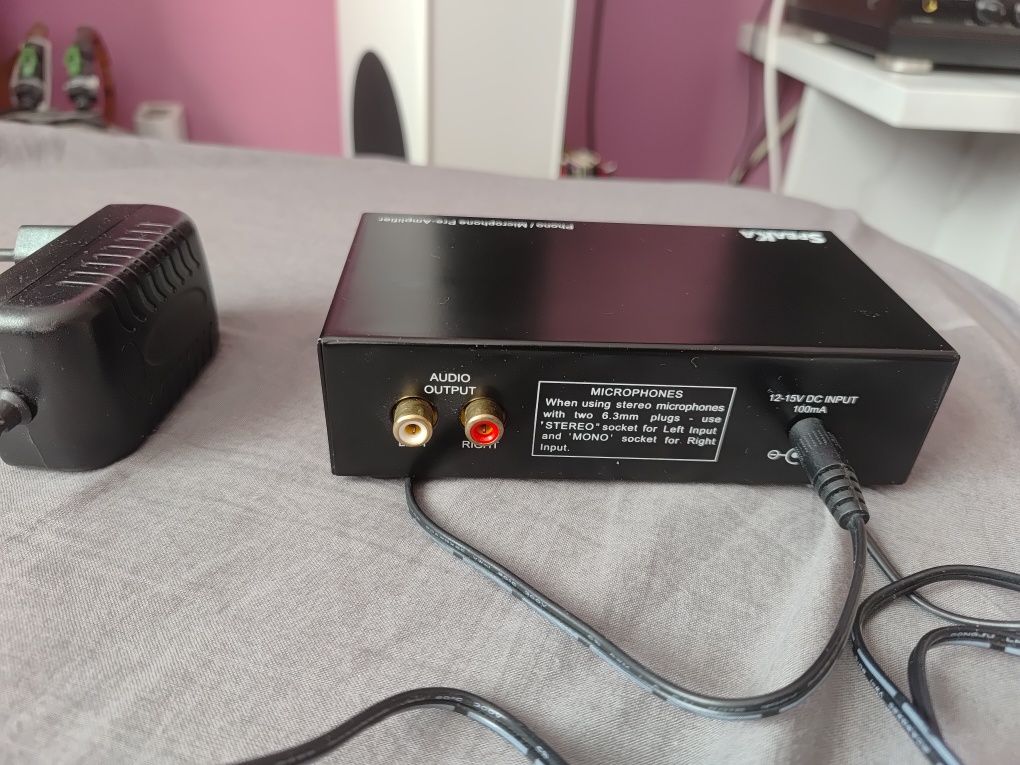 B-tech bt26 przedwzmacniacz gramofonowy/phono preamp