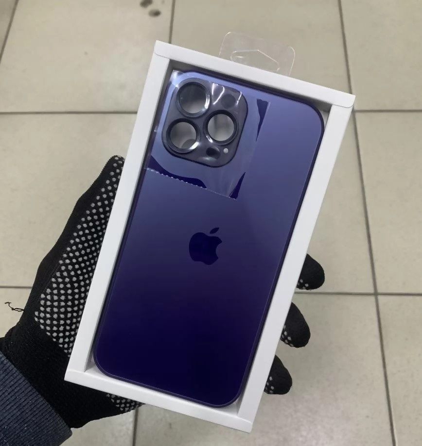 Чехол на iPhone 13 Pro Max, скляний 11 Айфон про макс Glass case