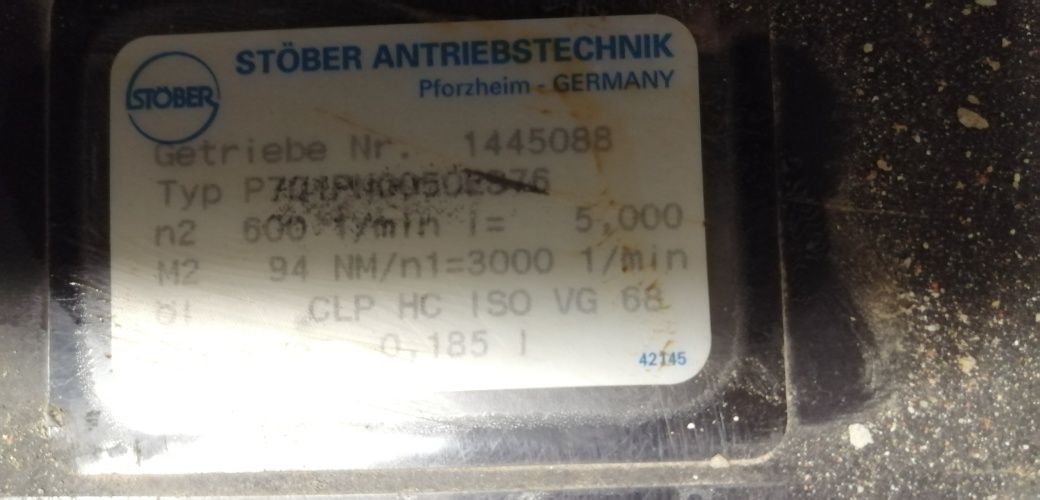 ES76 STOBER servomotor 3000OBR/MIN