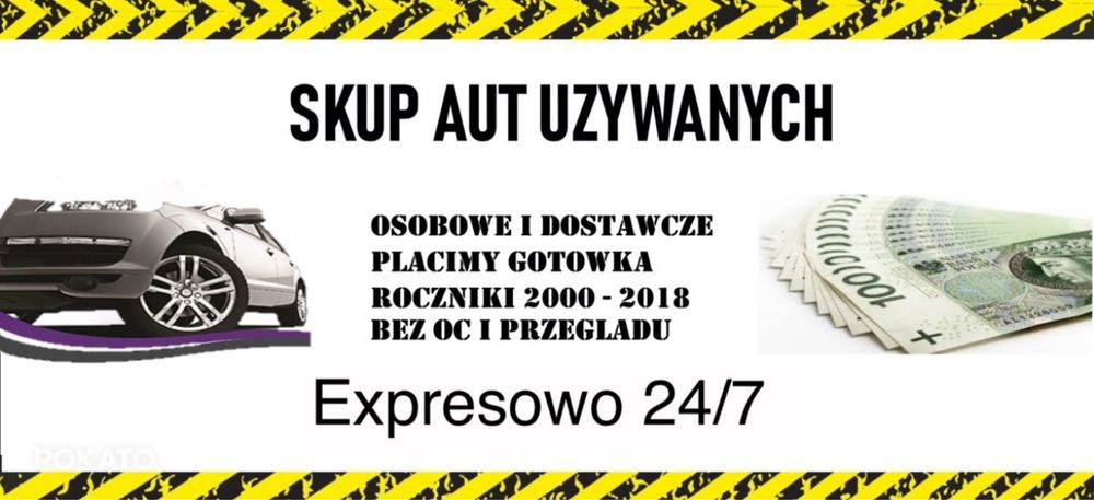 Skup aut za gotówkę 24/7 Koniecpol i okolice dojazd gratis.