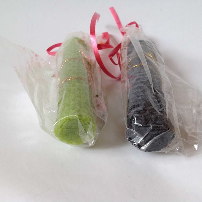 Свеча подарочная 2 шт (свечи, свечки с кроликом, зайчиком, новые)