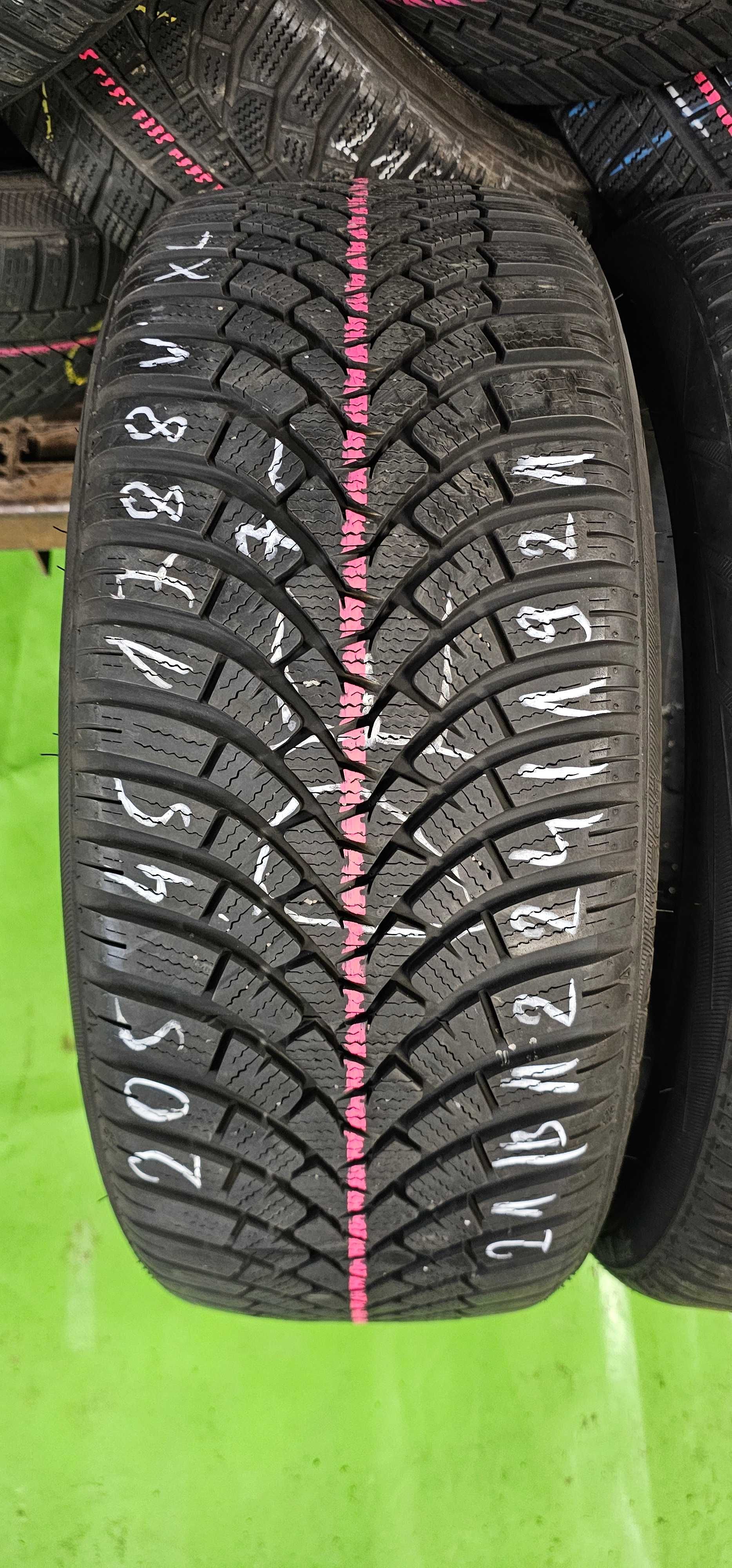 2szt opony zimowe używane 205/45R17 Falken Eurowinter HS01  W-wa