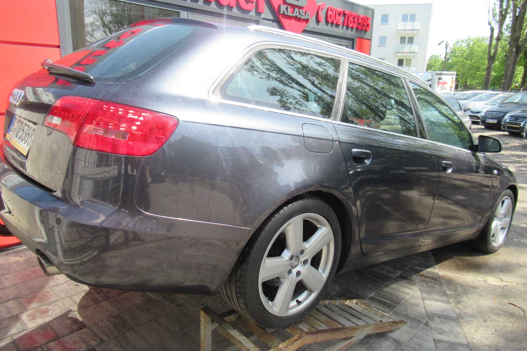 Audi A6 sline kombi c6 2008 2.0 Benzyna 170 km alu czarna podsufitka