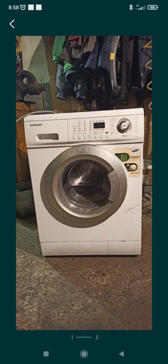 Пральна машинка samsung wf7450su на запчастини