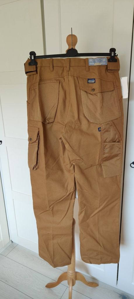 NOWE Spodnie robocze męskie Snickers workwear rozmiar 46 (S) beżowe