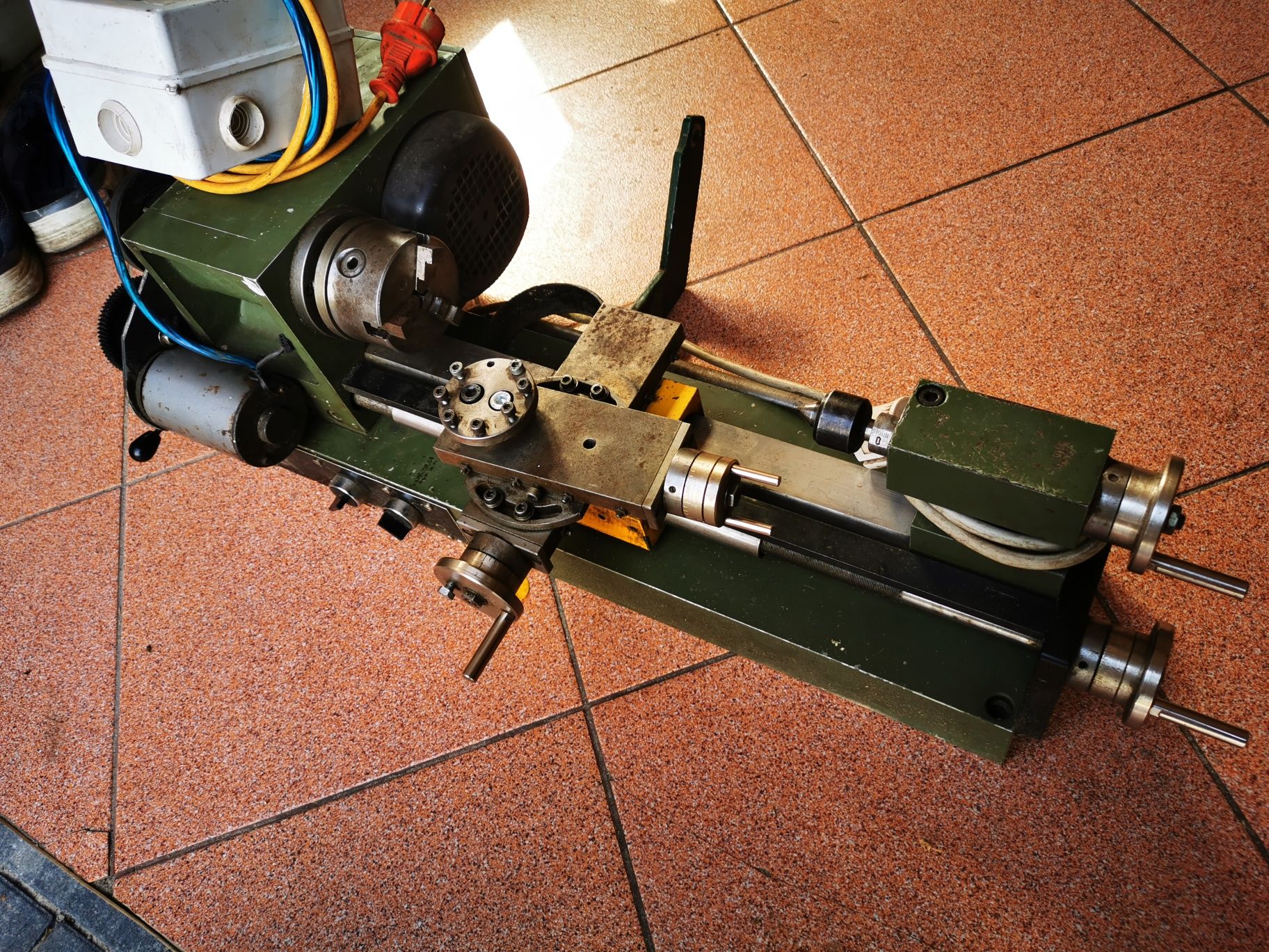 Tokarka do metalu HOBBYMAT MD 65 Posuw automatyczny